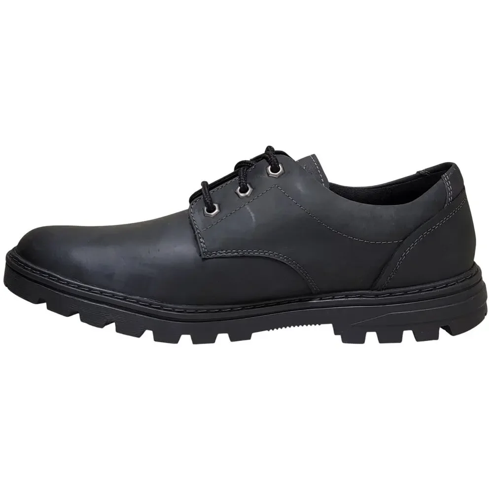 Rockport Men Weather or Not Plain Toe Derby Oxford Size US 11.5M Black Leather